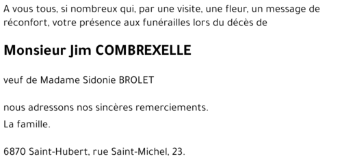 Jim COMBREXELLE