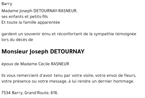 Joseph DETOURNAY