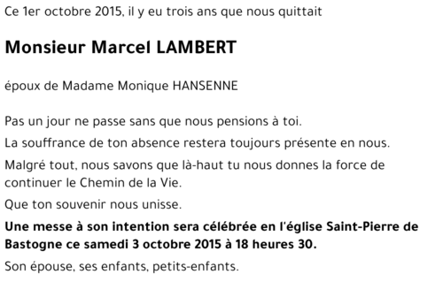 Marcel LAMBERT