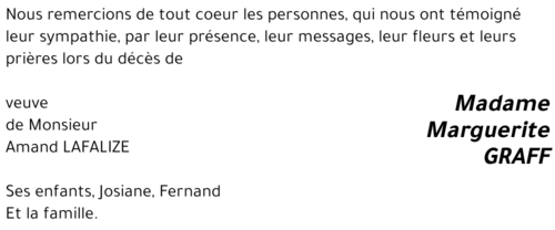 Marguerite GRAFF