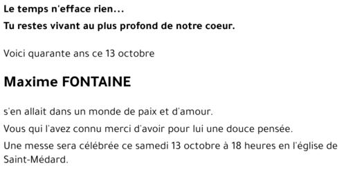 Maxime FONTAINE