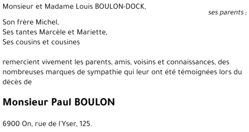 Paul BOULON