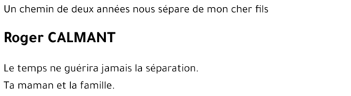 Roger CALMANT