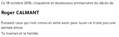 Roger CALMANT