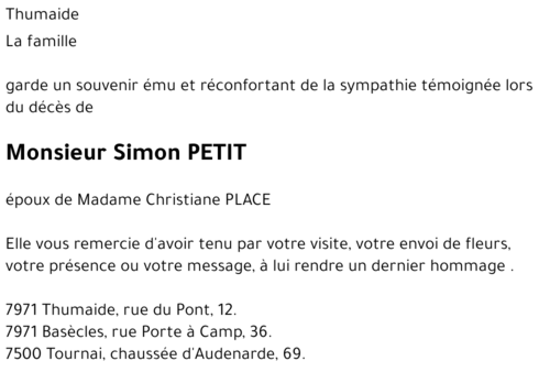 Simon PETIT