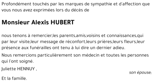 Alexis Hubert