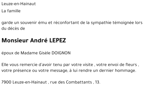 André LEPEZ