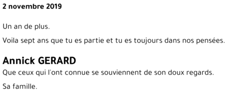 Annick GERARD