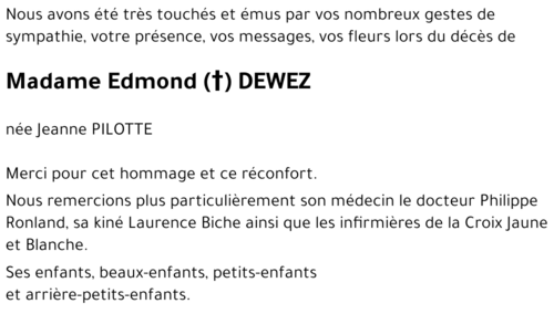 Edmond DEWEZ