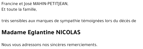 Eglantine NICOLAS