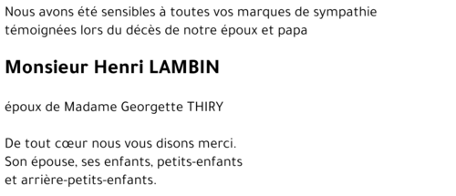 Henri LAMBIN