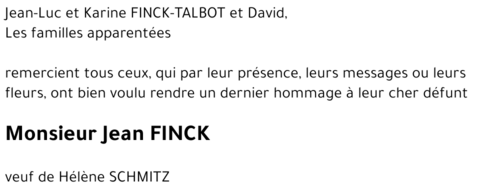 Jean FINCK