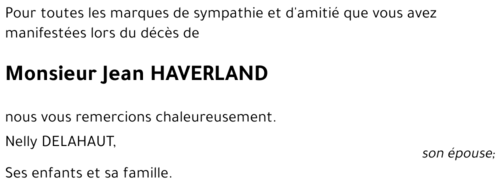 Jean HAVERLAND
