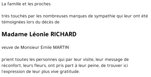 Léonie RICHARD