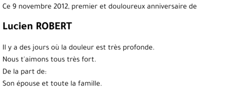 Lucien ROBERT