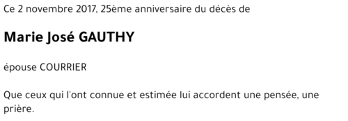 Marie-José GAUTHY