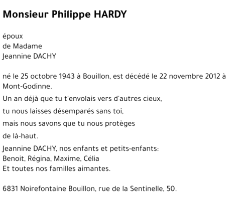 Philippe HARDY