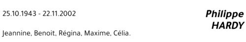 Philippe HARDY