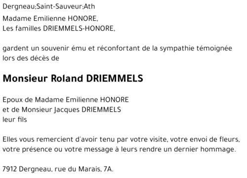 Roland DRIEMMELS