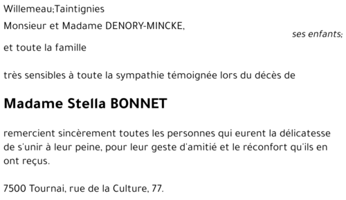 Stella BONNET