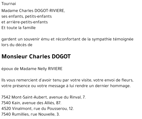 Charles DOGOT