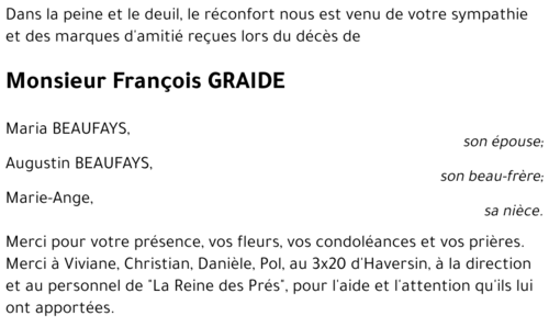 François GRAIDE