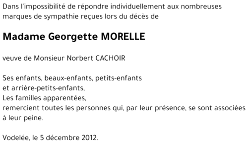 Georgette Morelle