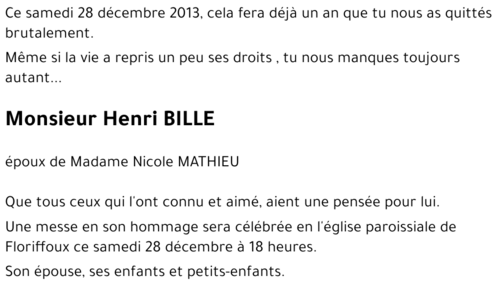 Henri BILLE