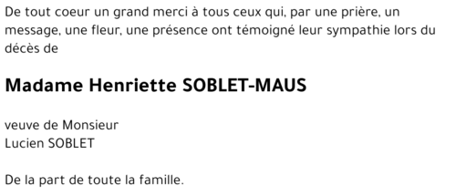 Henriette MAUS
