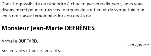 Jean-Marie DEFRÈNES