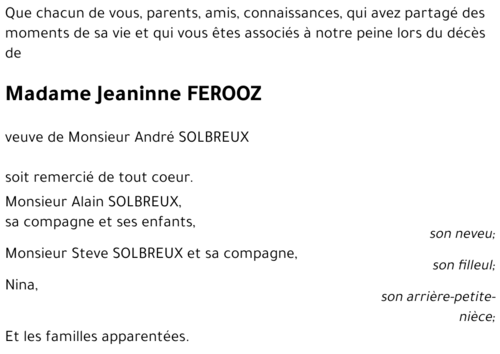 Jeaninne FEROOZ