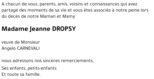 Jeanne DROPSY