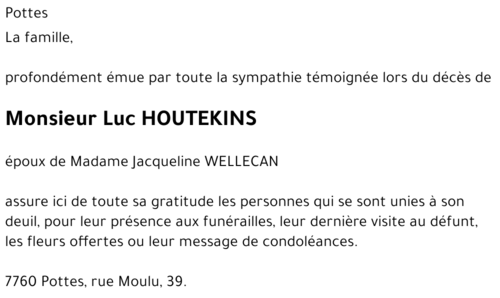 Luc HOUTEKINS