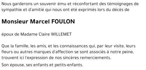 Marcel FOULON