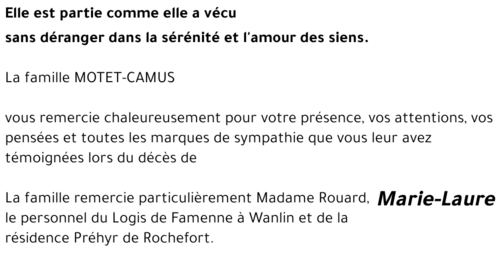 Marie-Laure MOTET