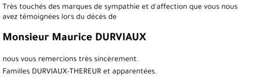 Maurice DURVIAUX