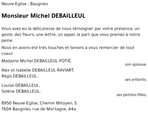 Michel DEBAILLEUL