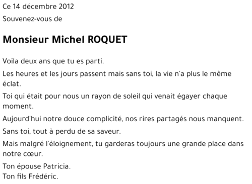 Michel ROQUET