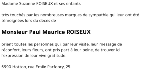 Paul Maurice ROISEUX