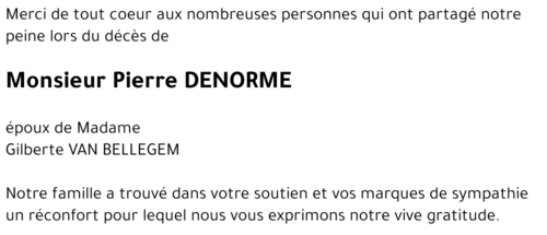 Pierre DENORME