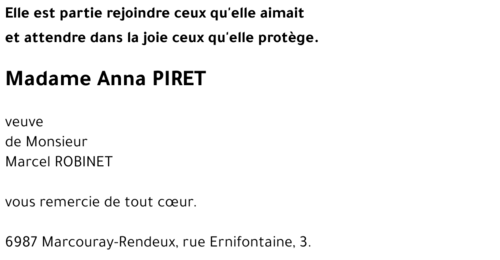 Anna PIRET