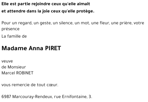 Anna PIRET