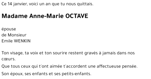 Anne-Marie OCTAVE