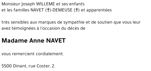 Anne NAVET