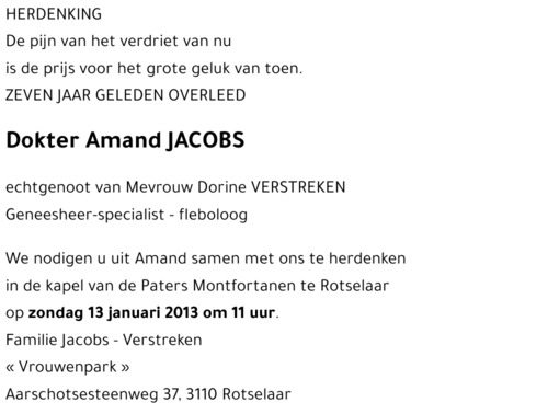 Armand JACOBS
