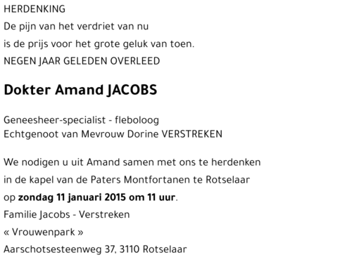 Armand JACOBS