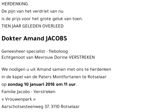 Armand JACOBS