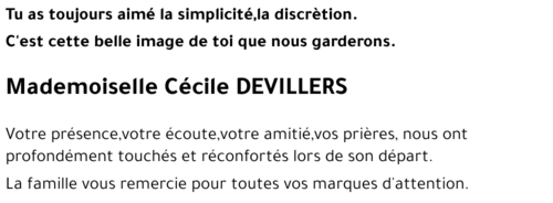 Cécile DEVILLERS