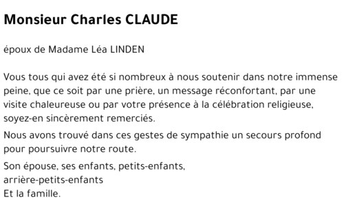 Charles CLAUDE