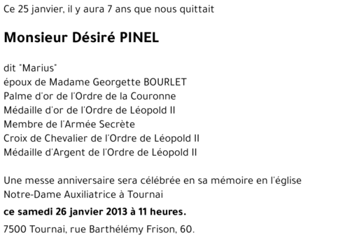 Désiré PINEL